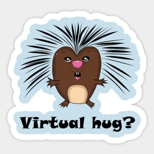 Virtual Hug? Sticker